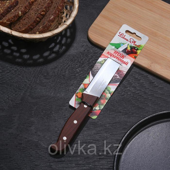 Нож кухонный «Классик», лезвие 13 см, деревянная рукоять - фото 2 - id-p113252950
