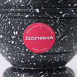 Ступка с пестиком Доляна «Чёрный мрамор», пластик, диаметр 10 см, фото 6
