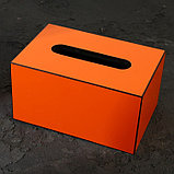 Держатель для салфеток из акрила, цвет оранжевый, фото 2