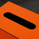 Держатель для салфеток из акрила, цвет оранжевый, фото 7