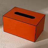 Держатель для салфеток из акрила, цвет оранжевый, фото 8