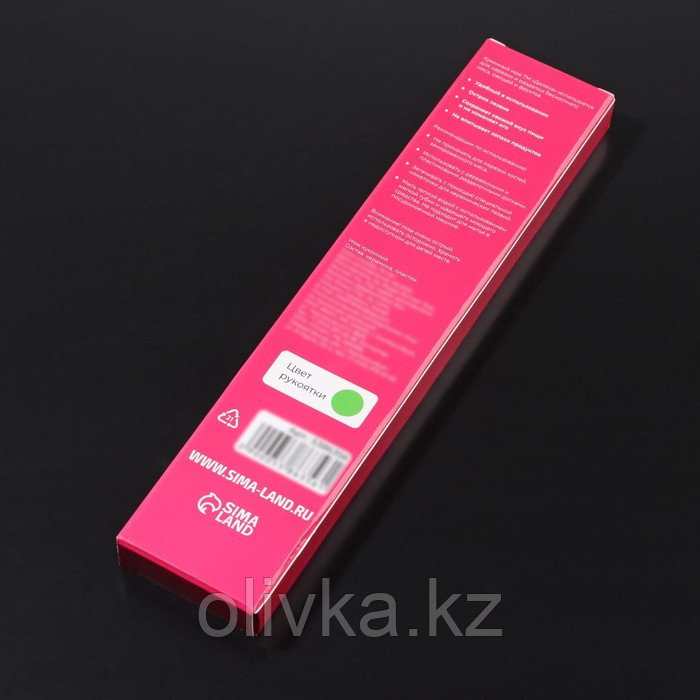 Нож керамический Доляна «Симпл», лезвие 12,5 см, ручка soft touch, цвет зелёный - фото 5 - id-p113258947