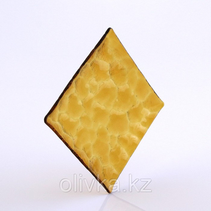Поднос квадратный янтарный «Антик», 14.5×14.5 см, BDK Glass - фото 2 - id-p113264937
