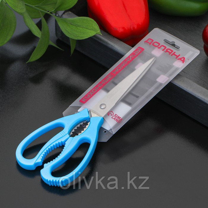 Ножницы кухонные Доляна «Саймон», 23 см, цвет МИКС - фото 4 - id-p113243817