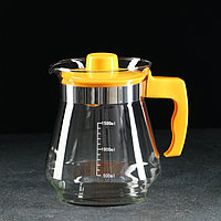 Чайник стеклянный заварочный «Элиот», 1,5 л, цвет МИКС