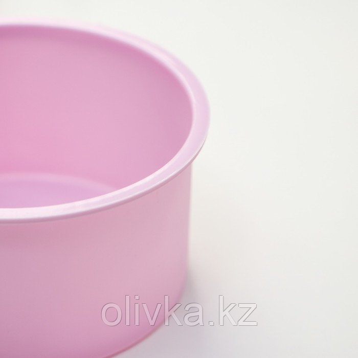 Форма силиконовая для выпечки Доляна «Круг», 9,5×5,4 см, цвет МИКС - фото 3 - id-p113253762