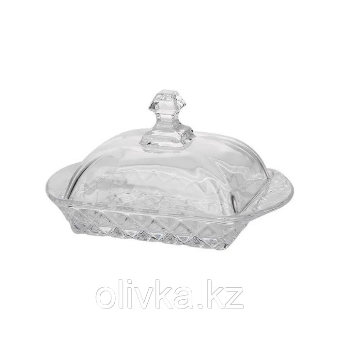 Маслёнка Bekker, размер 17х11х9 см, стекло - фото 6 - id-p113277227