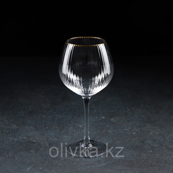 Бокал стеклянный для вина Magistro «Орион», 550 мл, 10×22 см - фото 1 - id-p113269183