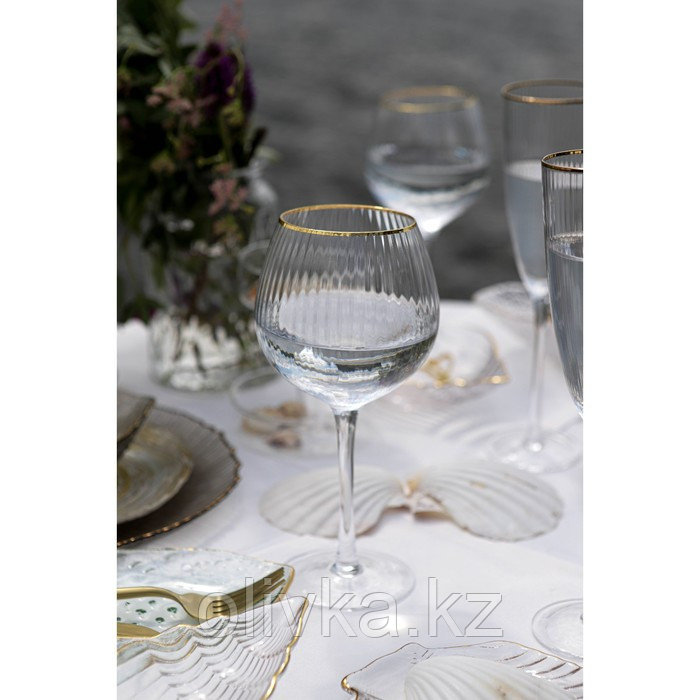 Бокал стеклянный для вина Magistro «Орион», 550 мл, 10×22 см - фото 2 - id-p113269183