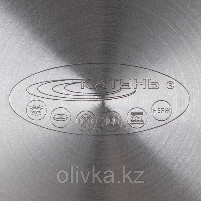 Сковорода «Общепит», d=22 см, толщина корпуса 0,6 мм, дно 3,5 мм, антипригарное покрытие, индукция, цвет - фото 5 - id-p113265832