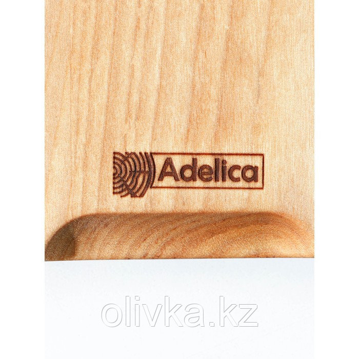 Доска разделочная Adelica «Полянка», 18,5×13×1,8 см, пропитано минеральным маслом, берёза - фото 5 - id-p113265838