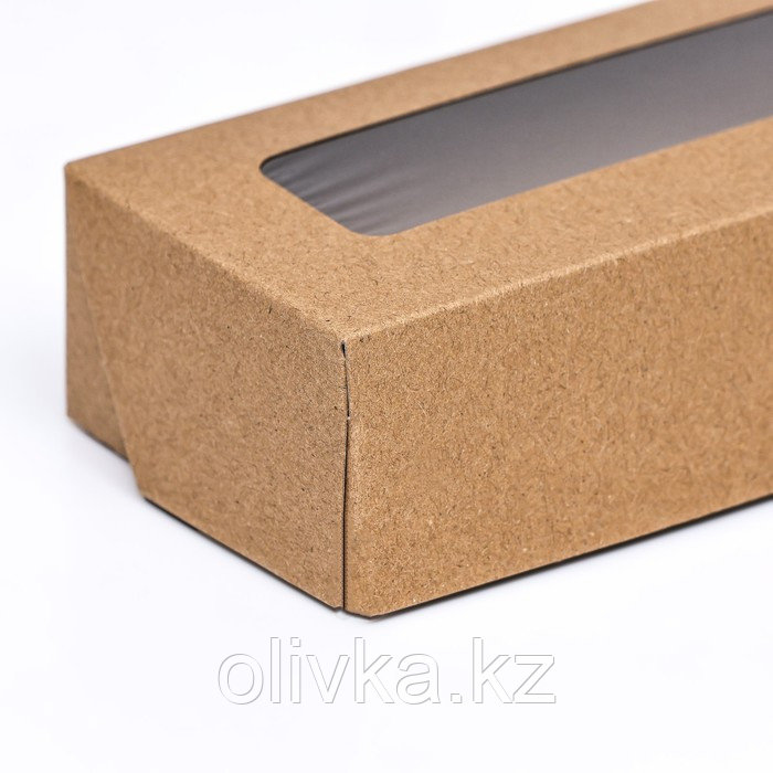 Коробка складная, крафт, 17 х 7 х 4 см, 0,5 л - фото 3 - id-p113278938