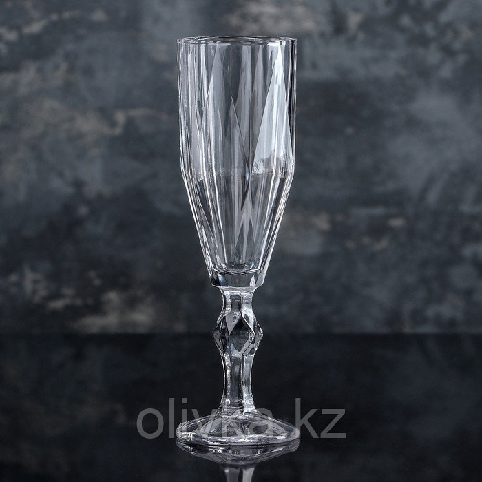 Бокал стеклянный для шампанского «Доменик», 170 мл - фото 1 - id-p113252060