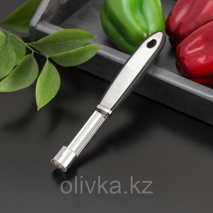 Нож для сердцевины Доляна Blade, 21 см, ручка soft-touch, цвет чёрный - фото 1 - id-p113245701
