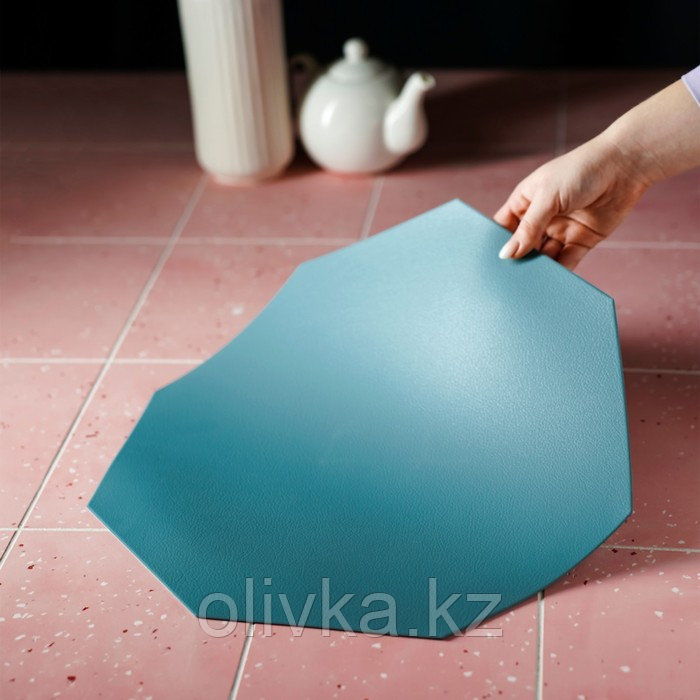 Салфетка сервировочная на стол «Тэм», 38×38 см, цвет голубой - фото 8 - id-p113262498