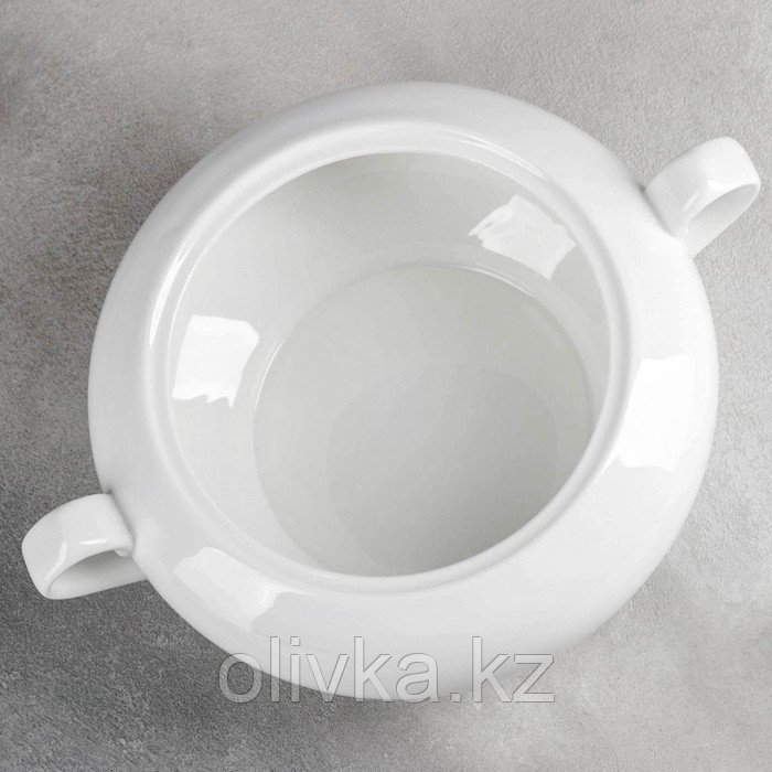 Супница фарфоровая Wilmax, 2,8 л, цвет белый - фото 4 - id-p113244751