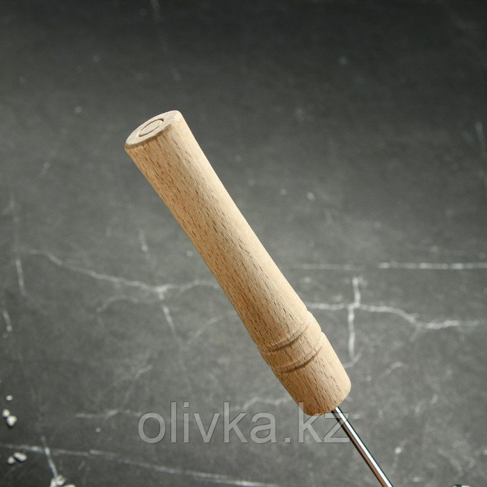 Шумовка для казана "Плов", с деревянной ручкой, 30.5 см - фото 3 - id-p113245704