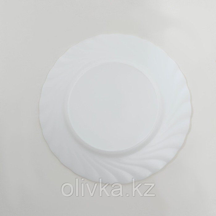 Набор десертных тарелок Luminarc TRIANON, d=20 см, стеклокерамика, 6 шт, цвет белый - фото 4 - id-p113273096