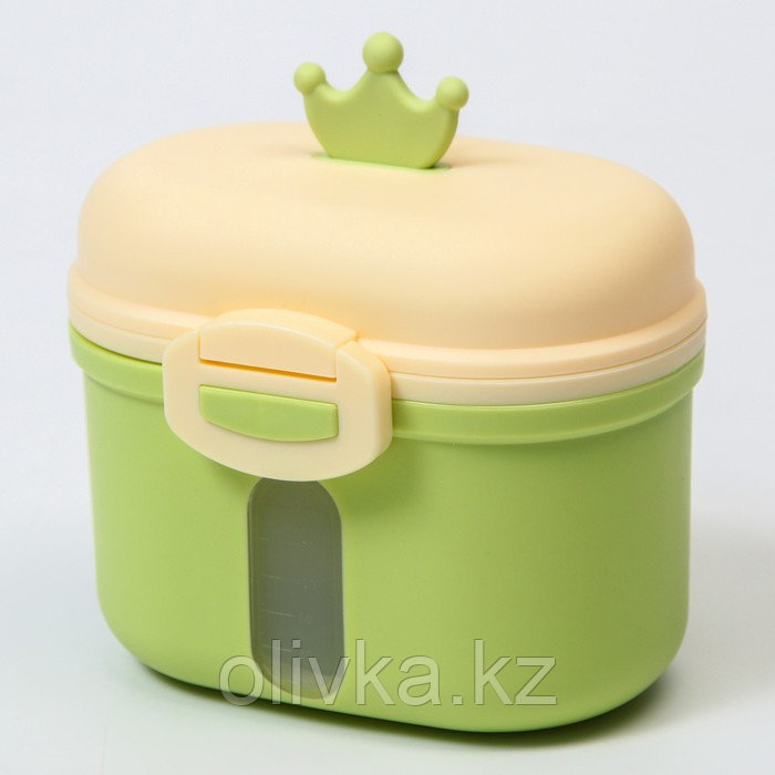 Контейнер для хранения детского питания «Корона», 240 гр., цвет зеленый - фото 7 - id-p113263314
