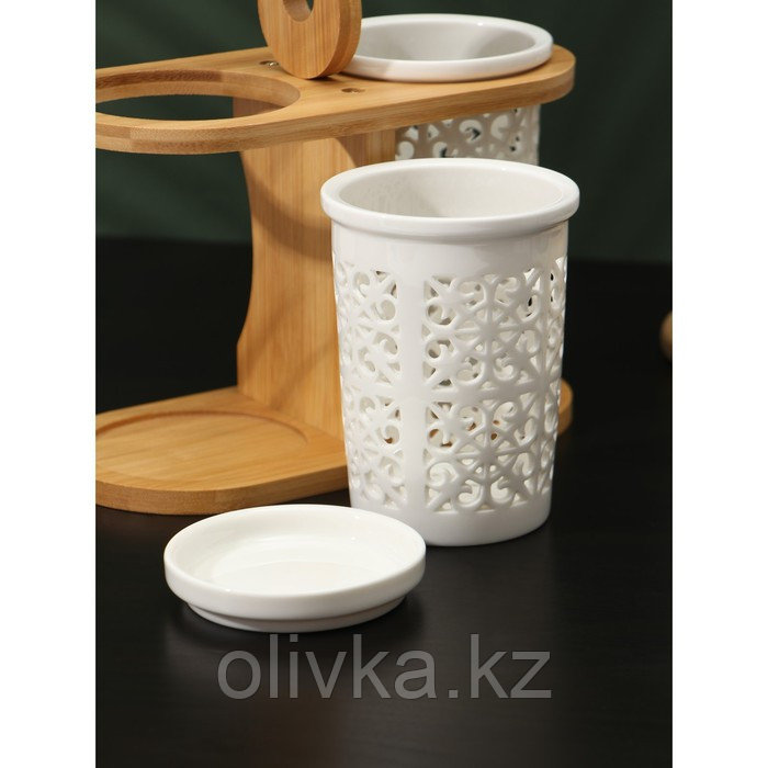 Набор керамических подставок для столовых приборов BellaTenero, 3 предмета: 2 подставки 21.5×10×15 см, - фото 4 - id-p113273124