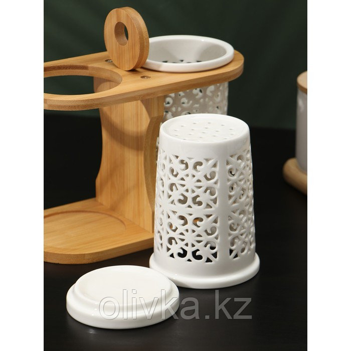 Набор керамических подставок для столовых приборов BellaTenero, 3 предмета: 2 подставки 21.5×10×15 см, - фото 5 - id-p113273124