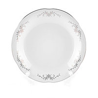 Тарелка десертная Cmielow Камелия «Серый орнамент», d=17 см