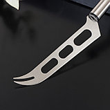 Нож для сыра Доляна Fargo, 26×3×2 см, нержавеющая сталь, цвет серебряный, фото 2