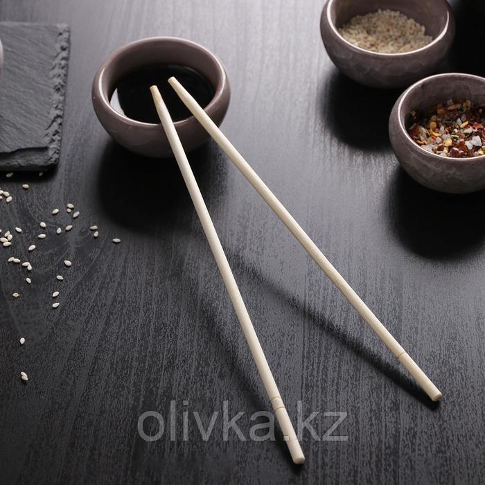 Палочки для суши, h=19,5 см, в индивидуальной упаковке, бамбук - фото 1 - id-p113261716