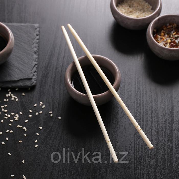 Палочки для суши, h=19,5 см, в индивидуальной упаковке, бамбук - фото 2 - id-p113261716