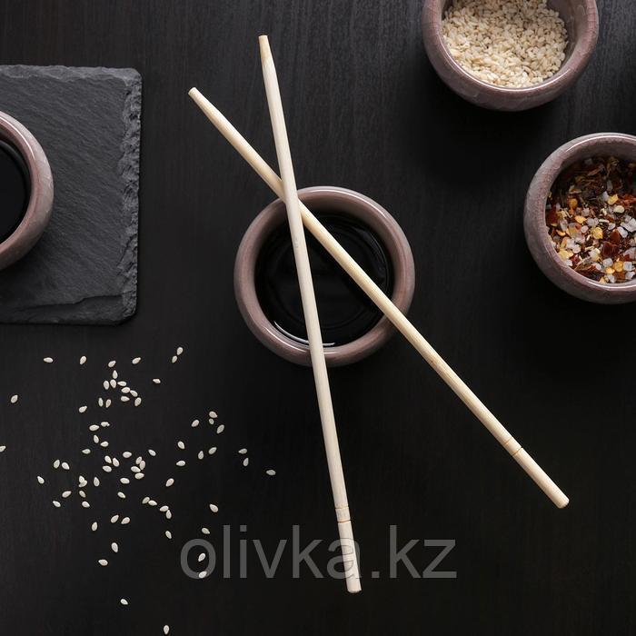 Палочки для суши, h=19,5 см, в индивидуальной упаковке, бамбук - фото 3 - id-p113261716
