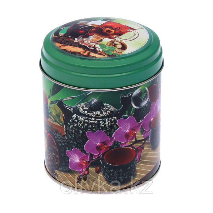 Банка для сыпучих продуктов «Чайная церемония», 800 мл, 9,9×11 см, круглая, цвет и рисунок МИКС - фото 5 - id-p113244810