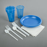Набор одноразовой посуды «Премиум», 6 персон, цвет МИКС, фото 7