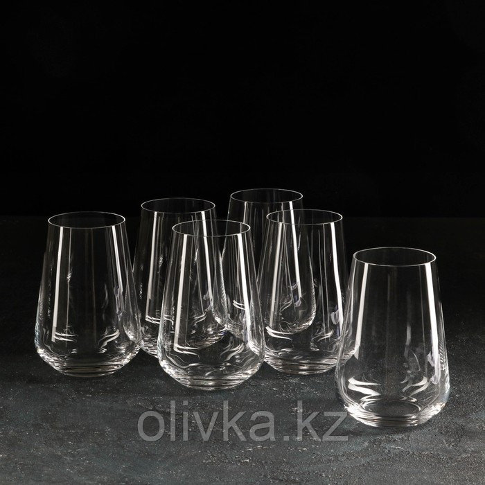 Набор стаканов для воды Bohemia Crystal «Сандра», 380 мл, 6 шт - фото 1 - id-p113257437