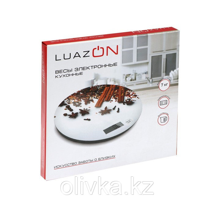Весы кухонные Luazon LVK-701 "Апельсин", электронные, до 7 кг - фото 10 - id-p113252145