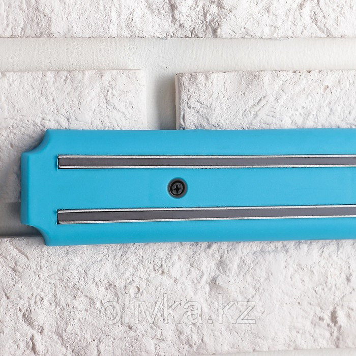 Держатель для ножей магнитный, 38 см, цвет синий - фото 2 - id-p113244816