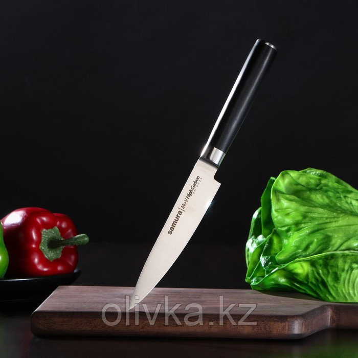 Нож кухонный Samura Mo-V, универсальный, лезвие 12 см