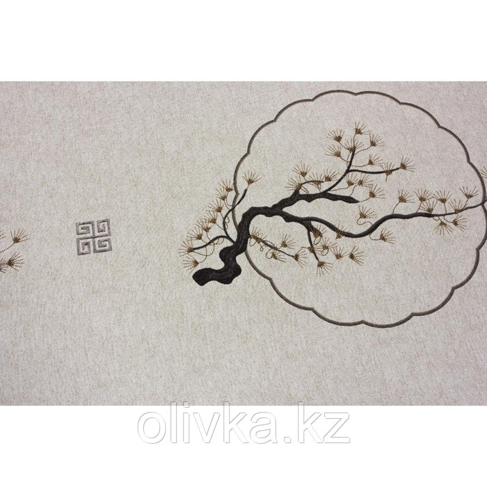 Клеёнка «Алегра», 137 см, рисунок бонсай сакура, рулон 20 п.м. - фото 5 - id-p113279030