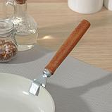 Сковородкодержатель, с деревянной ручкой из бука, 23 см, фото 4