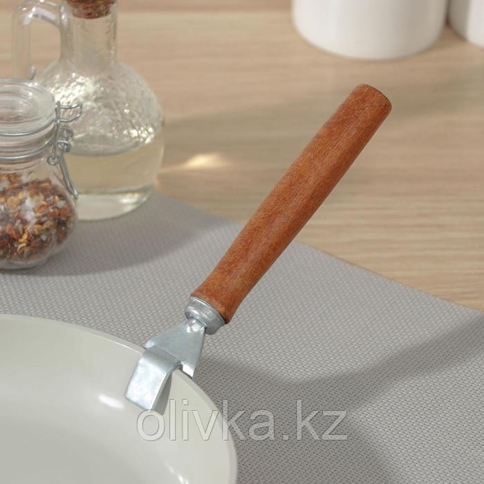 Сковородкодержатель, с деревянной ручкой из бука, 23 см - фото 4 - id-p113254806