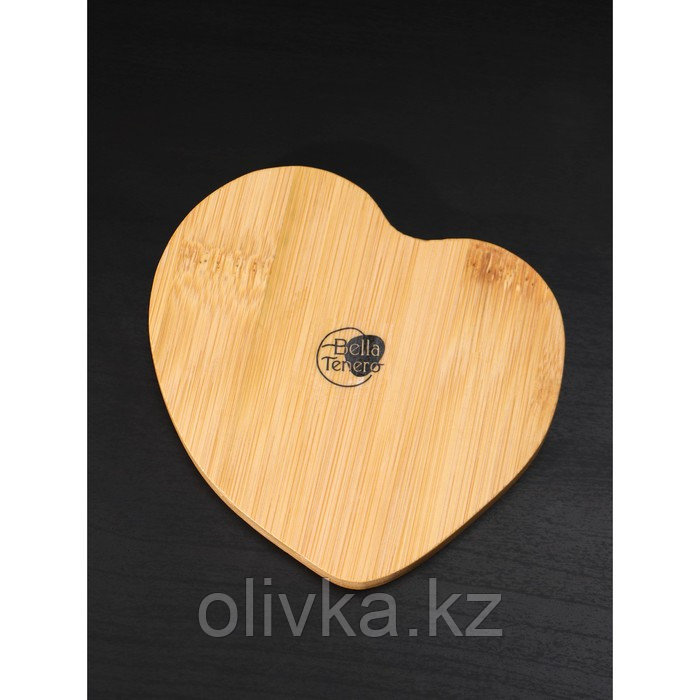 Набор для специй на деревянной подставке BellaTenero «Тепло сердец», 2 предмета: солонка 75 мл, перечница 75 - фото 5 - id-p113274128