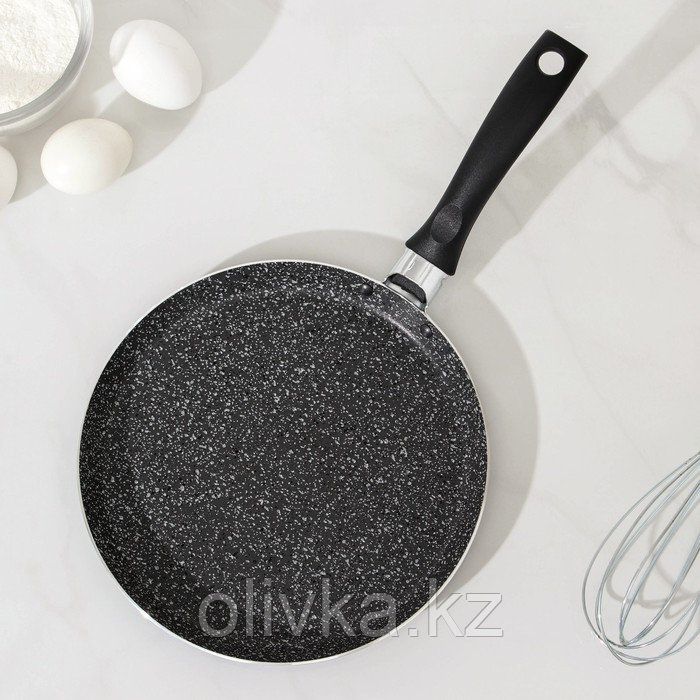 Сковорода блинная Onyx, d=22 см, пластиковая ручка, антипригарное покрытие, цвет серый - фото 2 - id-p113243919