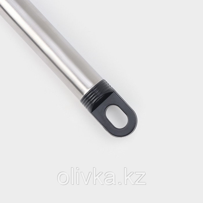 Тёрка Доляна «Помощник», 24 см, с ручкой, цвет серебряный, чёрный - фото 4 - id-p113243921