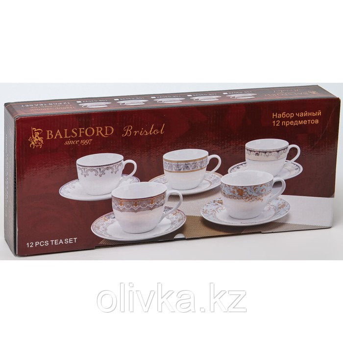Чайный набор 12 предметов, Balsford «Бристоль оливер», 220 мл - фото 6 - id-p113271234