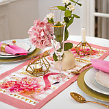 Дорожка на стол Этель «Фламинго» 30х70 см, 100% хлопок, саржа 190 гр/м2, фото 2