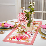 Дорожка на стол Этель «Фламинго» 30х70 см, 100% хлопок, саржа 190 гр/м2, фото 9