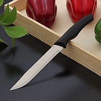 Нож универсальный Доляна «Грайм», лезвие 15 см, цвет чёрный