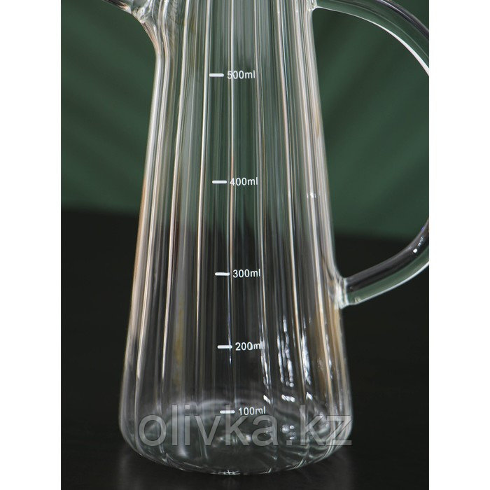 Бутыль стеклянная для соусов и масла с бамбуковой крышкой BellaTenero «Дафна», 500 мл - фото 6 - id-p113265961