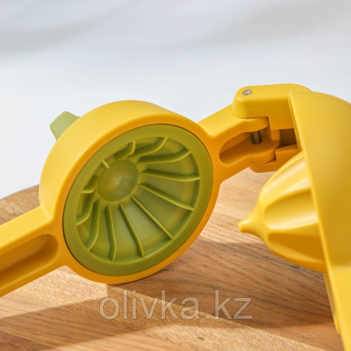 Соковыжималка ручная Доляна Juicer, цвет жёлто-зелёный - фото 4 - id-p113264209