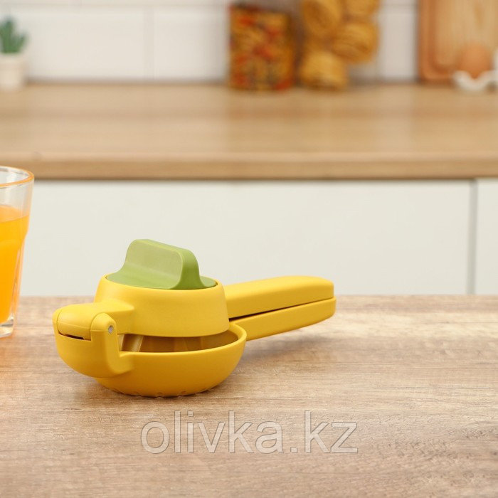 Соковыжималка ручная Доляна Juicer, цвет жёлто-зелёный - фото 6 - id-p113264209