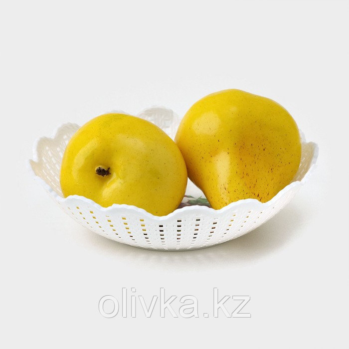 Ваза для хлеба и фруктов «Вязание», 18×4,5 см, рисунок МИКС - фото 3 - id-p113254830